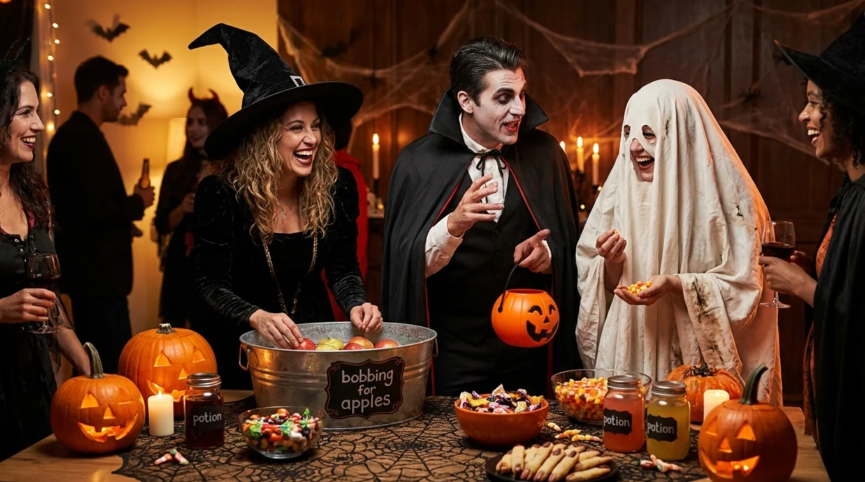 Befestige bei allen Gästen, die mitmache (ideen für eine halloweenfeier) – aktivitäten für eine halloweenfeier