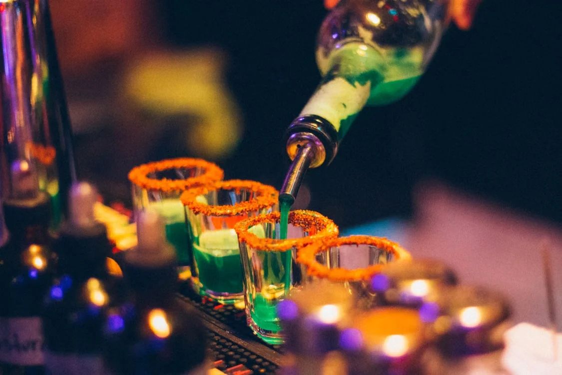 Skip dry ice in individual drinks. The F (halloween party ideas) – adult halloween party ideas