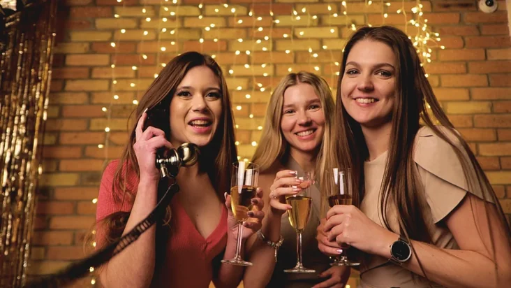 Memoring phone at a special skiing wedding