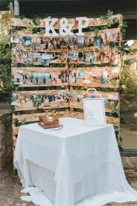 Wedding idea, photo corner with Memoring phone