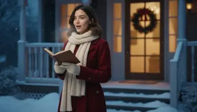 Caroling Night Memoring AI Photobooth