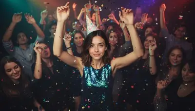 Confetti Crowd Memoring AI Photobooth