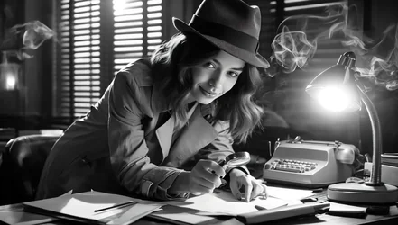 Detective New Noir Memoring AI Photobooth