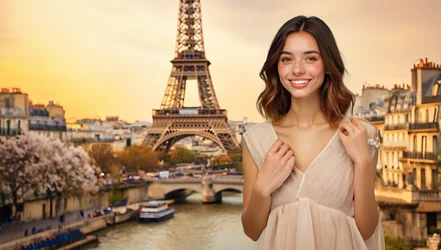 Eiffel Tower Memoring AI Photobooth