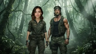 Fight With Rambo Memoring AI Photobooth