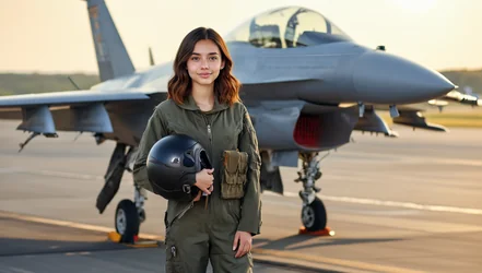 Fighter Pilot Memoring AI Photobooth