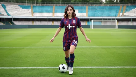 Football Player Memoring AI Photobooth