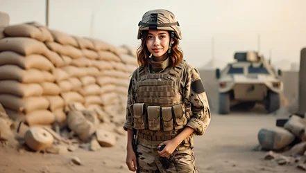 Infantry Soldier Memoring AI Photobooth