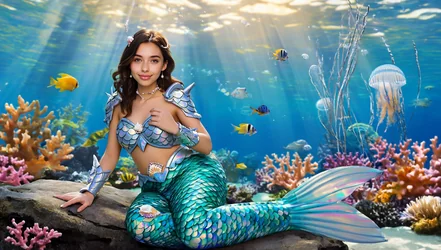 Mermaid Memoring AI Photobooth