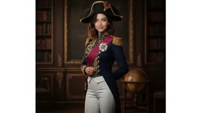 Napoleon Costume Memoring AI Photobooth