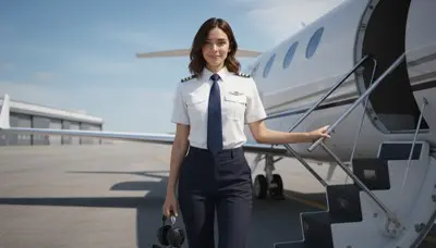 Private Jet Pilot Memoring AI Photobooth