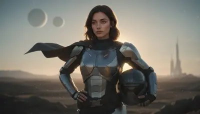 Scifi Warrior Memoring AI Photobooth