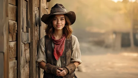 Western Bandit Memoring AI Photobooth